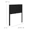 Flash Furniture Bristol Metal Tufted Upholstered Twin Size Headboard in Black Fabric HG-HB1725-T-BK-GG - alternate 6